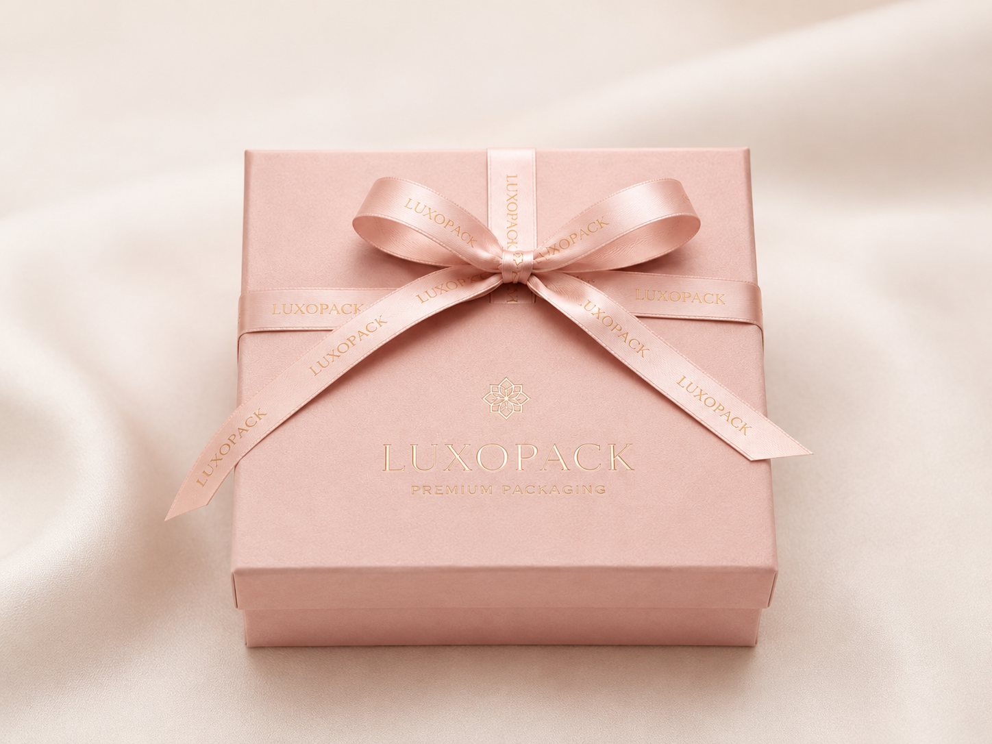 Velvet magnetic gift box with ribbon custom packaging China