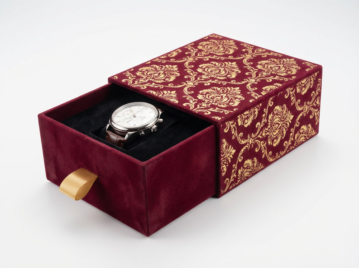 Custom sliding drawer rigid gift box packaging manufacturer China